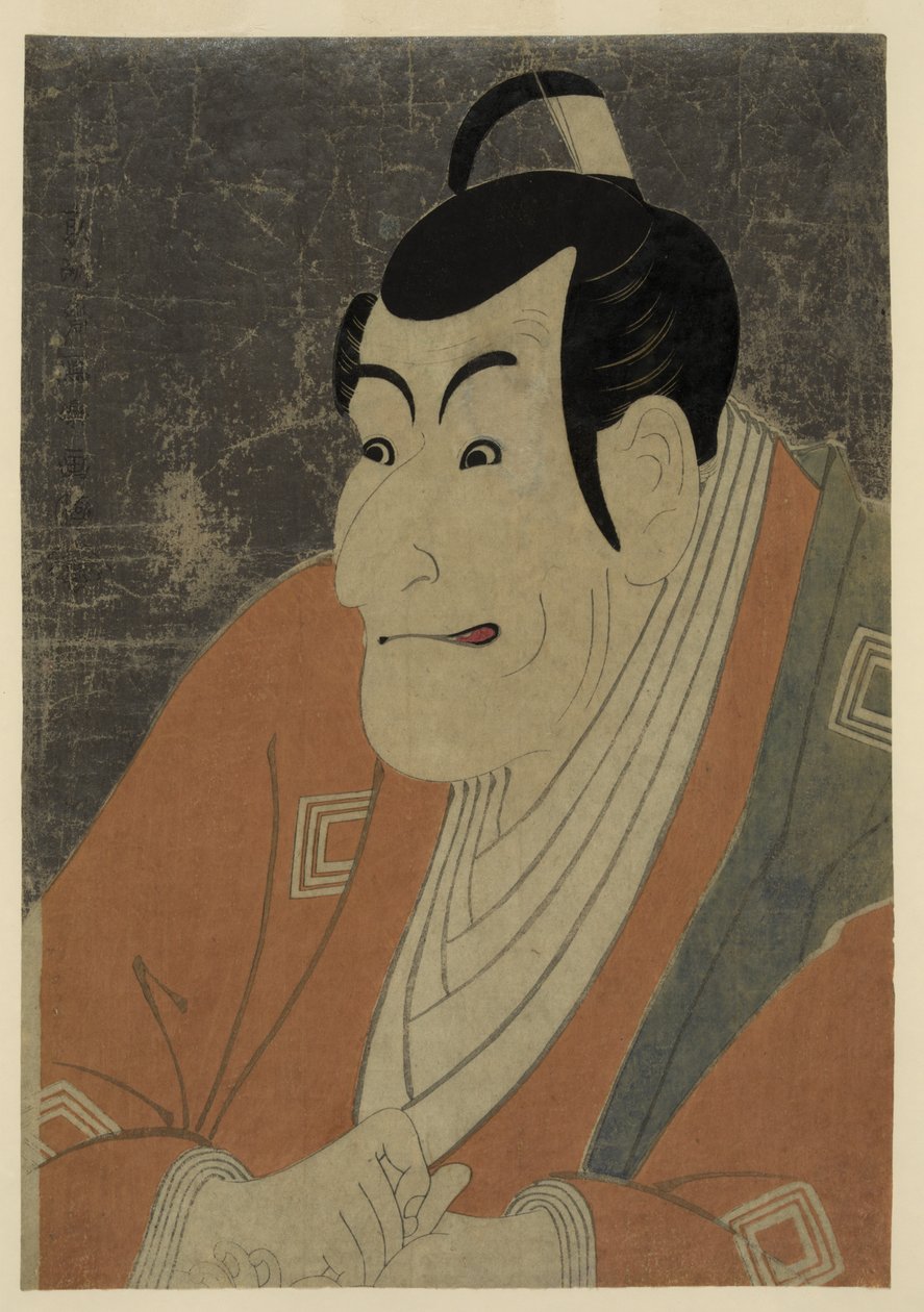 Tōshūsai Sharaku tarafından Takemura Sadanoshin olarak kubuki oyuncusu Ichikawa Ebizō