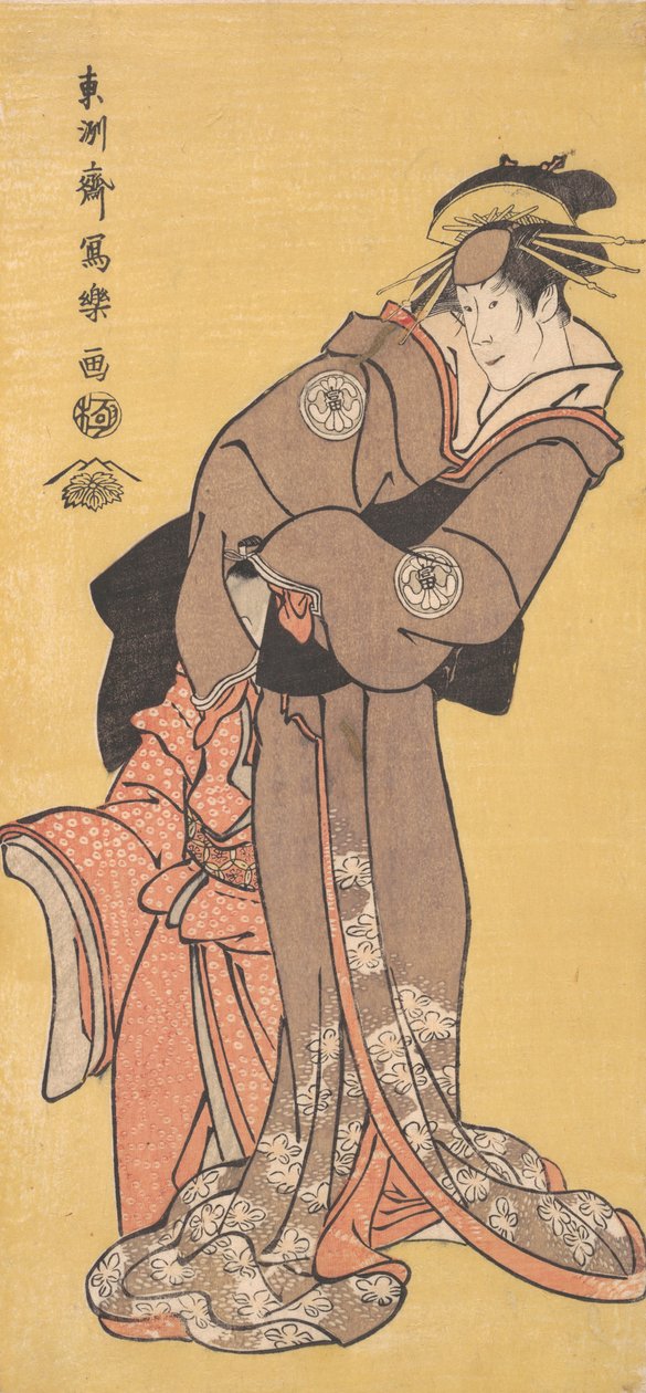 Ac ve r Segawa Tomi Saburo okul kadar iyi r Te-san Toyama plan d ac ve r Ichikawa Kurizo doğu olarak. .. .. , 1794-95. by Toshusai Sharaku