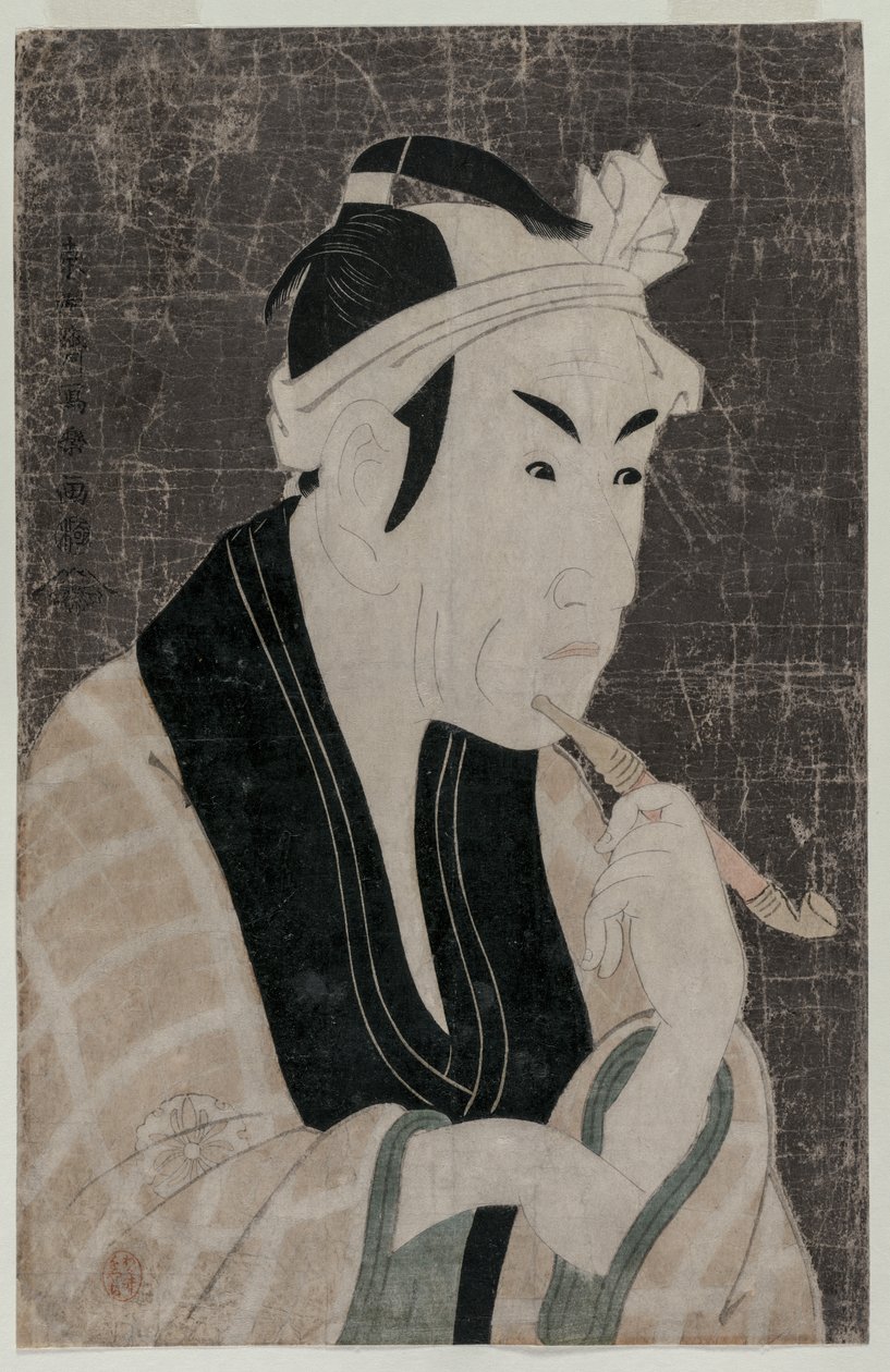 Matsumoto Koshiro IV, Sanya'dan Balık Satıcısı Gorobei olarak by Toshusai Sharaku