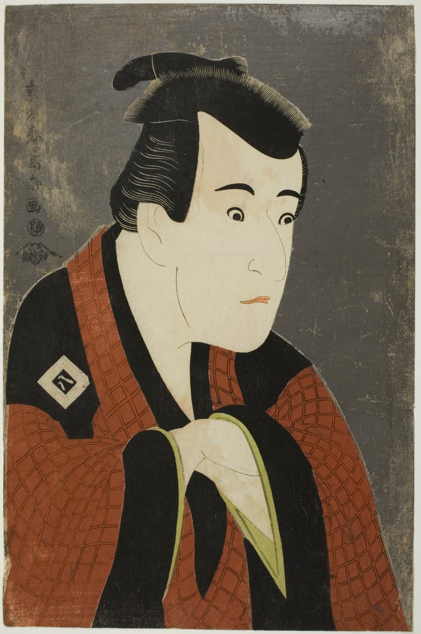 Tanabe Bunzo olarak aktör Ichikawa Yaozo III by Toshusai Sharaku