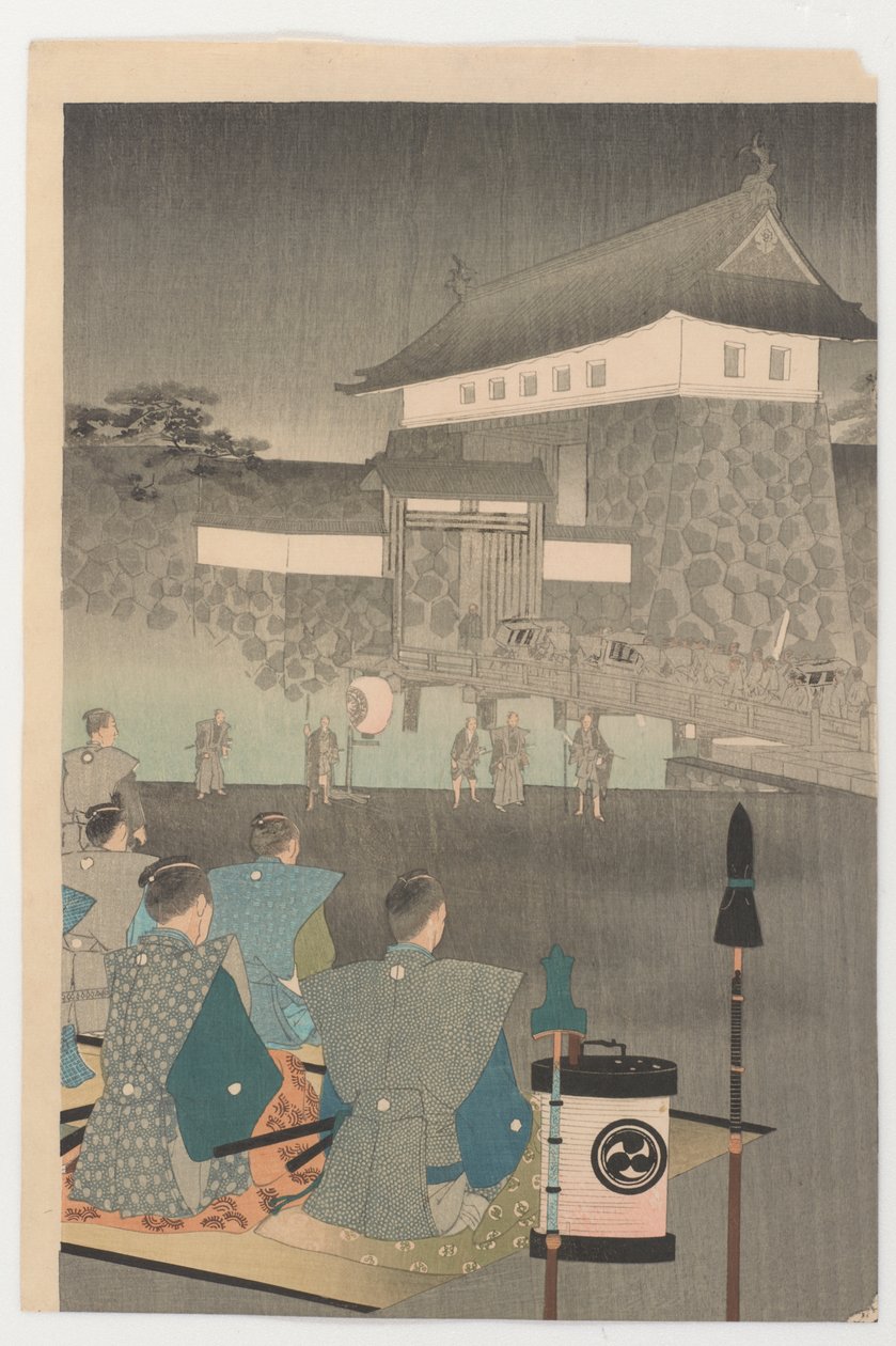 Chiyoda, 1897 (renkli tahta baskı) by Toyohara Chikanobu