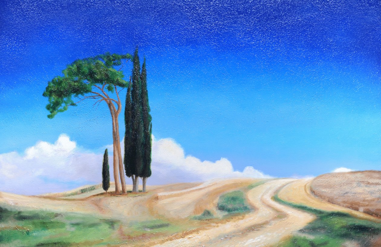 4 Ağaç, Picenza, Toskana, 2002 by Trevor Neal