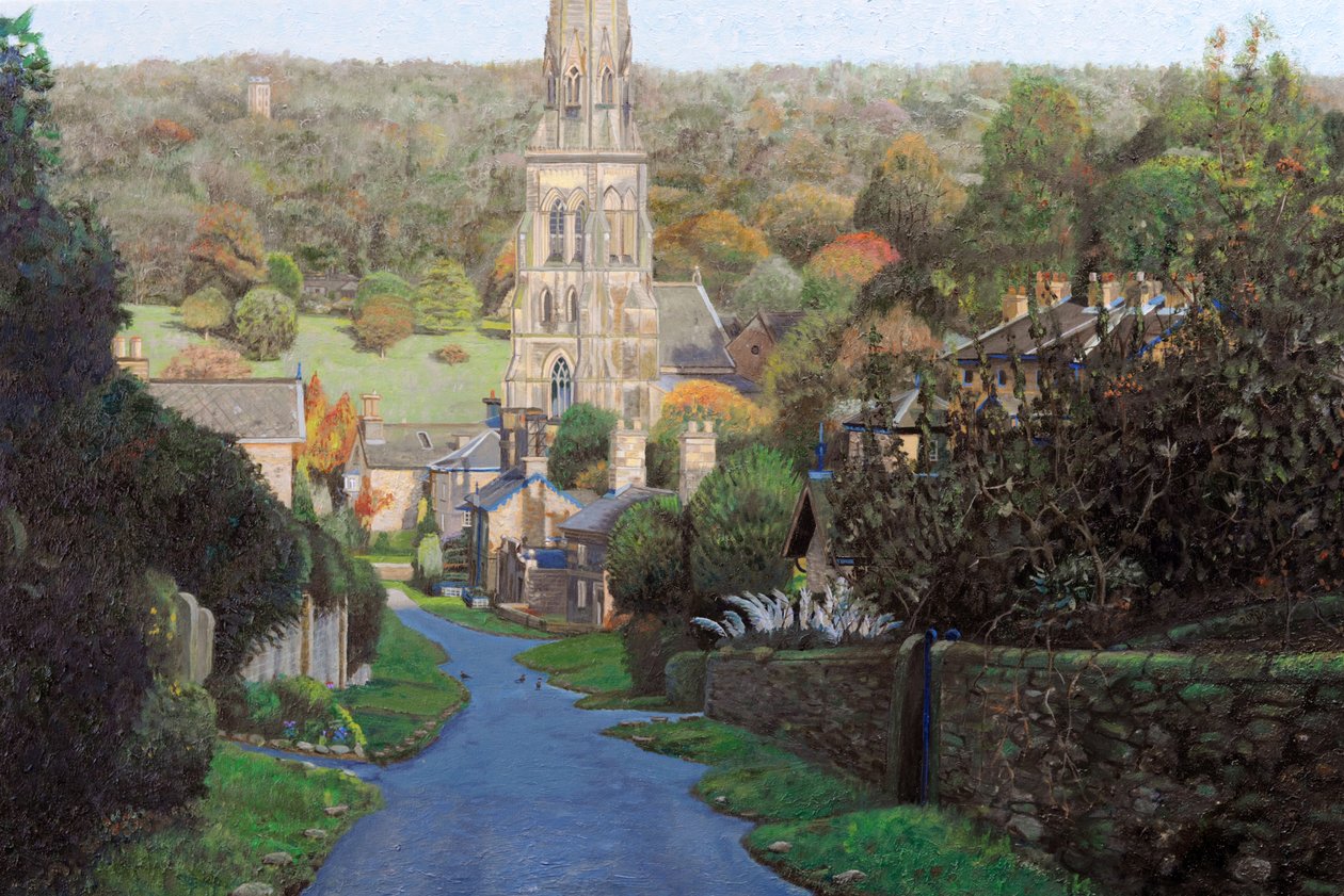 Edensor, Chatsworth Prak, Derbyshire, 2009 by Trevor Neal