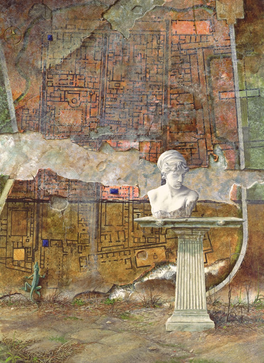 Herculaneum Vaziyet Planı, 1994 by Trevor Neal