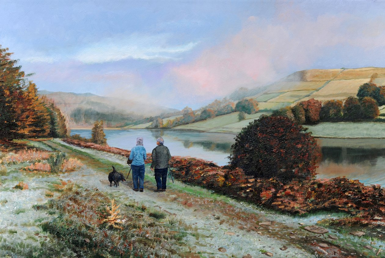 Ladybower Rezervuarı, Derbyshire, 2009 by Trevor Neal
