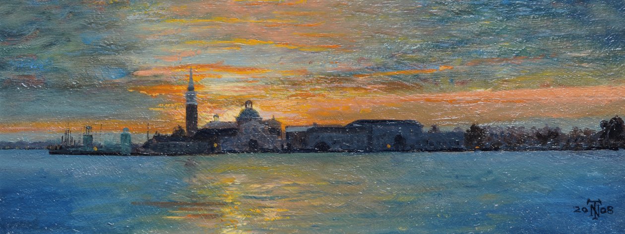 San Giorgio, Venedik Lagünü, 2008 by Trevor Neal