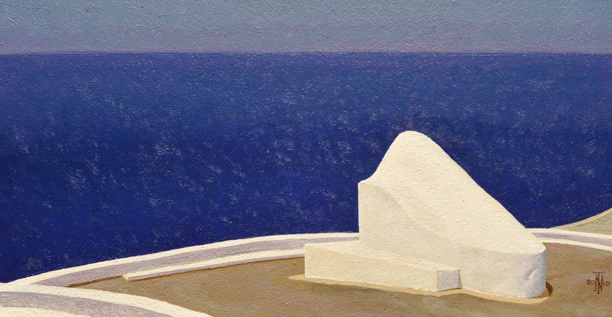 Santorini III, 2010 by Trevor Neal