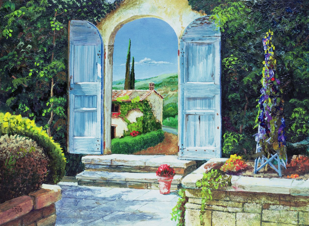 Panjurlu Kapı, Volterra, İtalya, 1999 by Trevor Neal