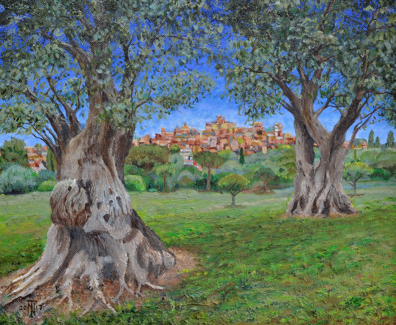 Renoirs bahçesinden Cagnes Sur Mer