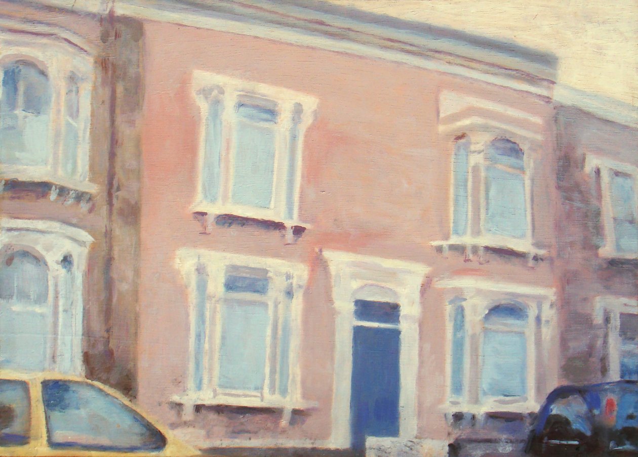 Yaşanacak bir yer 23, 2012 (kontrplak üzerine yağlıboya) by Trevor Burgess