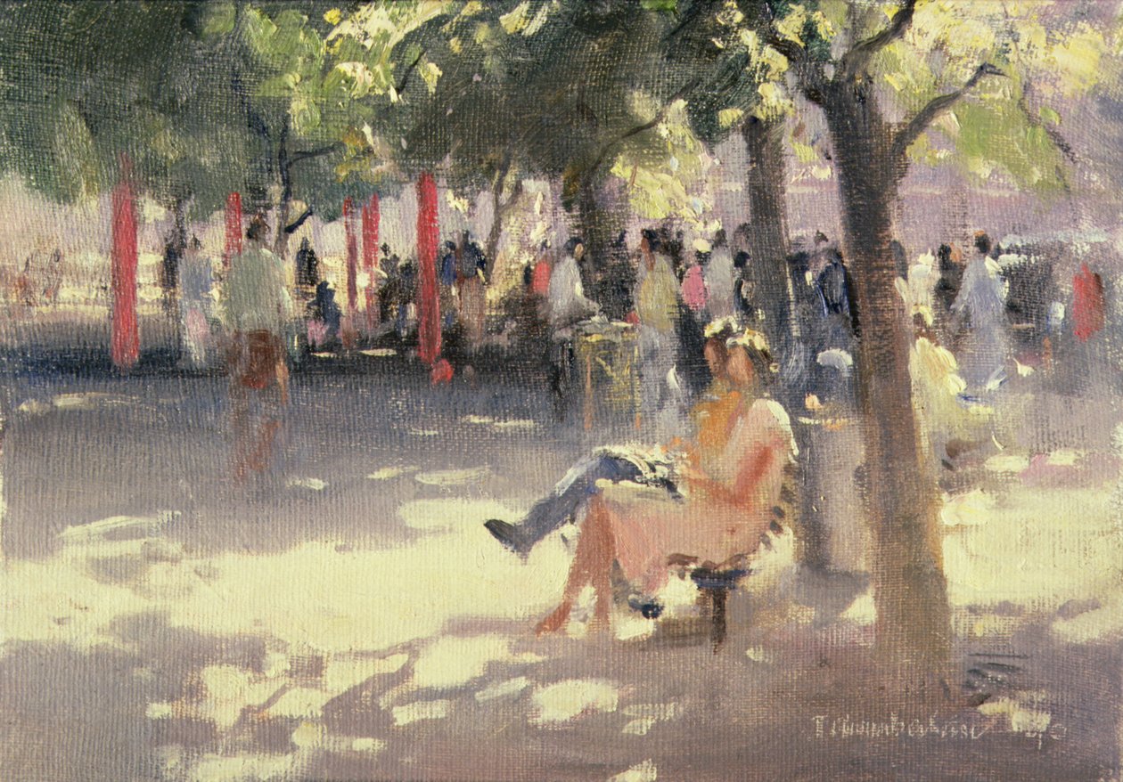 ağaçların altında, South Bank by Trevor Chamberlain