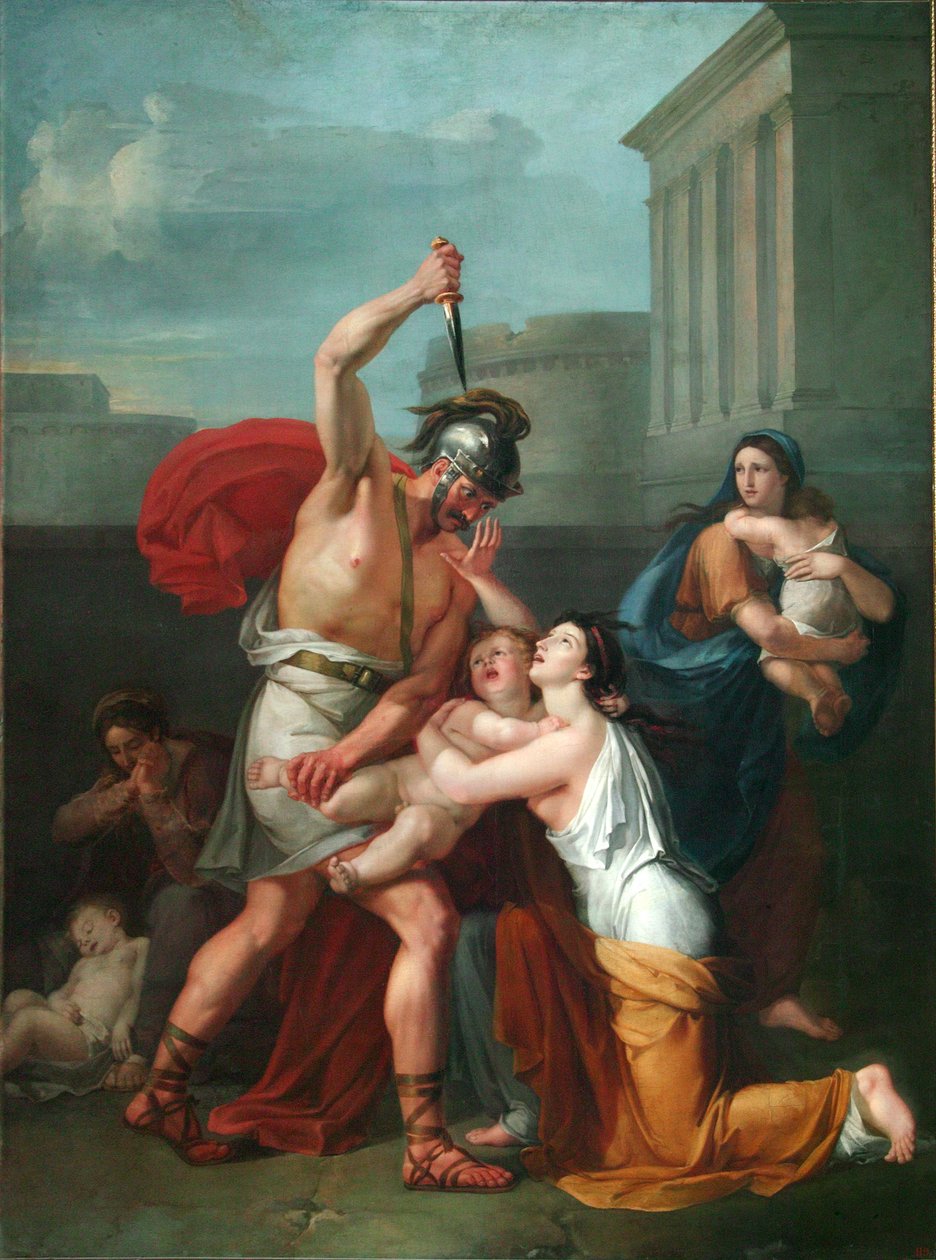 Masumların Katliamı, 1809 by Trofim Fyodorovich Durnov