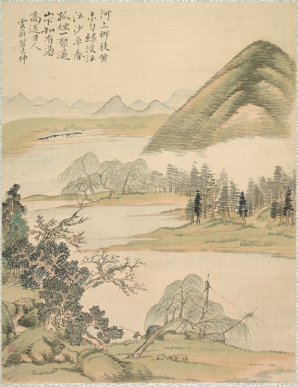İlkbaharda Söğüt Dalları, 1847. by Tsubaki Chinzan
