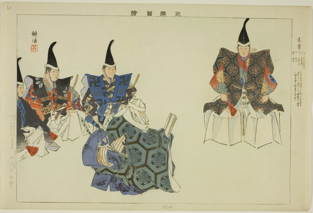 Kiso, "Performanssız Resimler (Nogaku Zue)" dizisinden by Tsukioka Kogyo