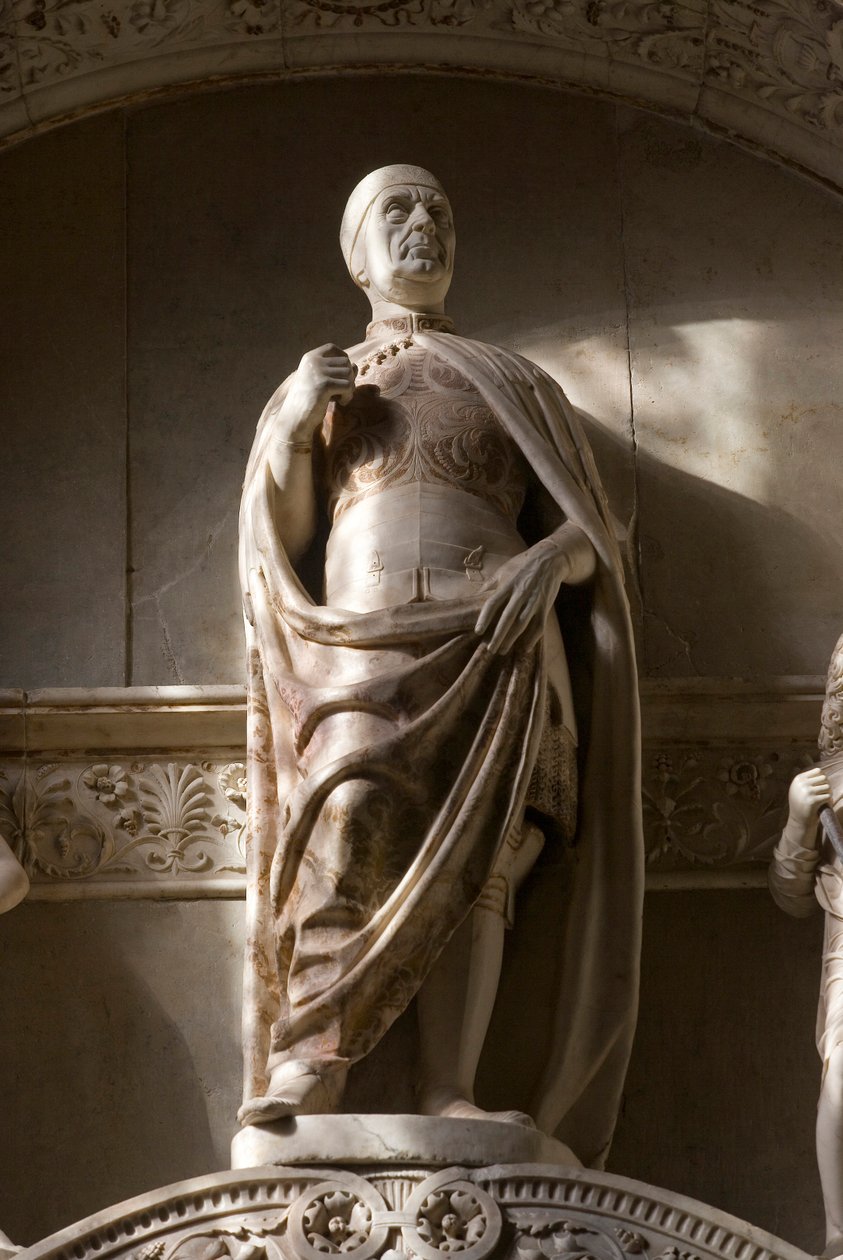 Pietro Mocenigo Mezarı'nın detayı, Venedik Doge mermeri by Tullio and Pietro Lombardo
