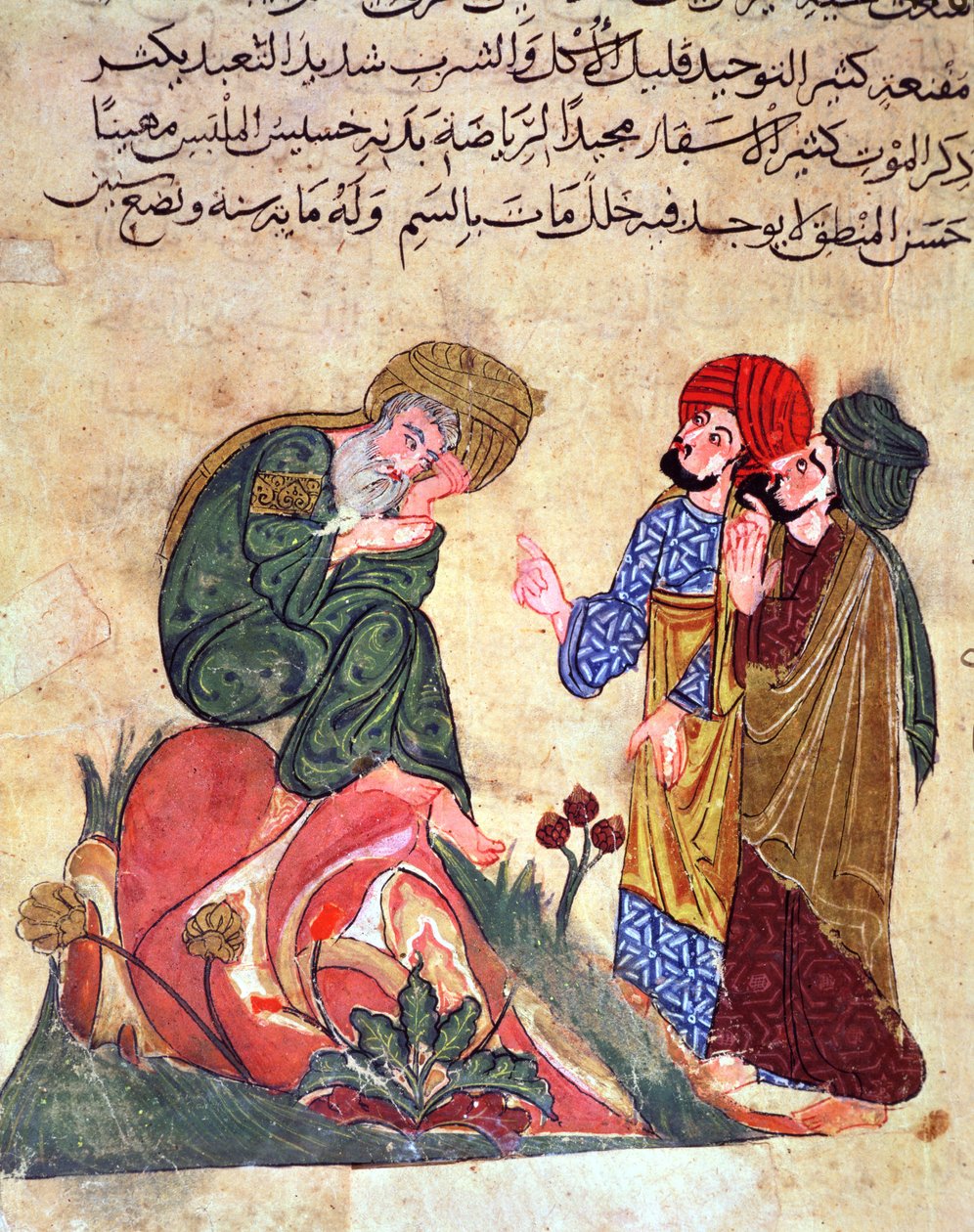 Sokrates (MÖ 470-399) ve Öğrencileri, Al-Mubashir