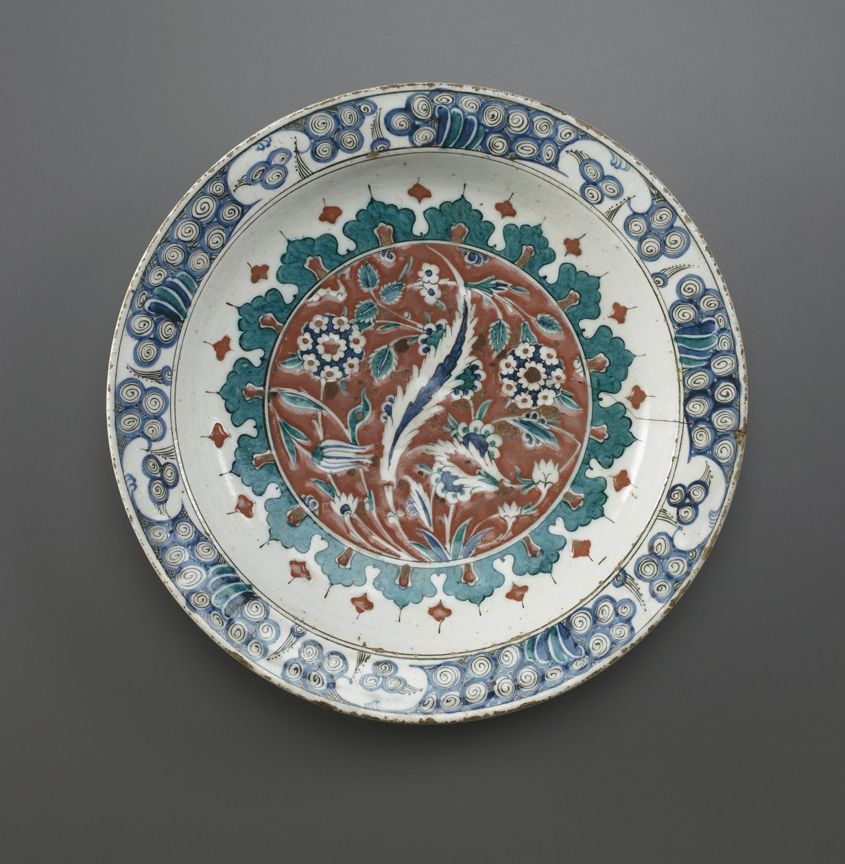 Çanak, İznik, Osmanlı hanedanı (seramik) by Turkish School