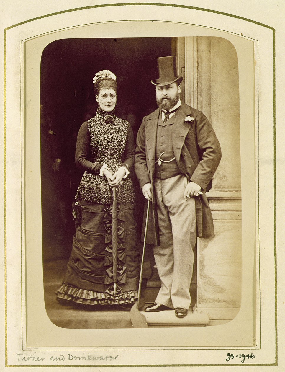 Kral Edward VII (1841-1910) ve karısı Kraliçe Alexandra