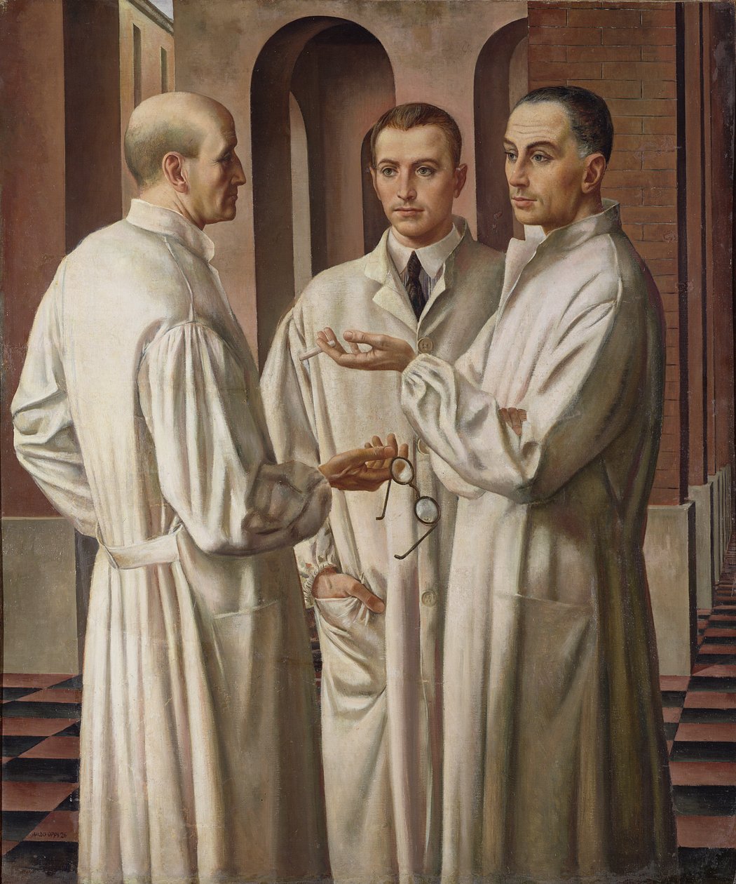 Üç Cerrah, 1926 by Ubaldo Oppi
