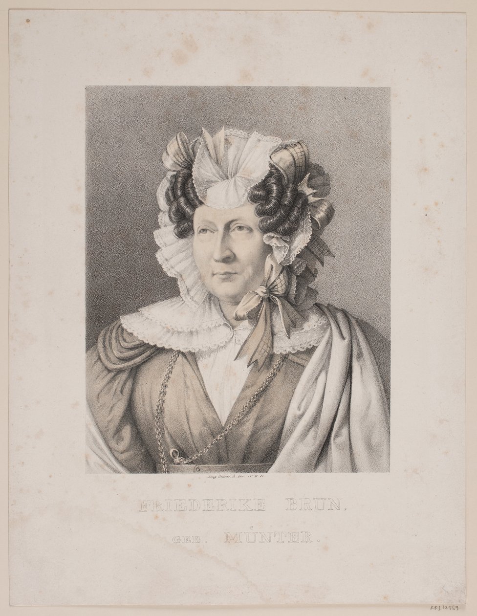Friederike Brun by Ubekendt
