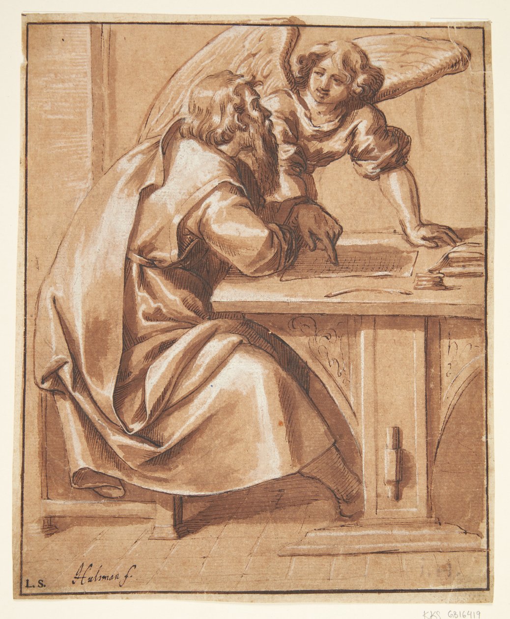 Evangelist Matta by Ubekendt Ubekendt