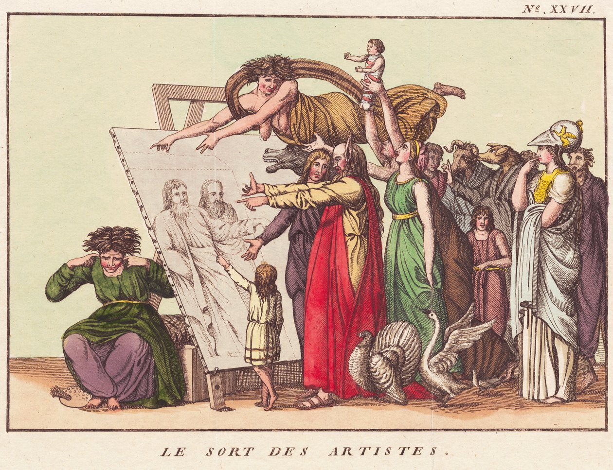 sanatçıların kaderi by Ubekendt dansk efter 1780