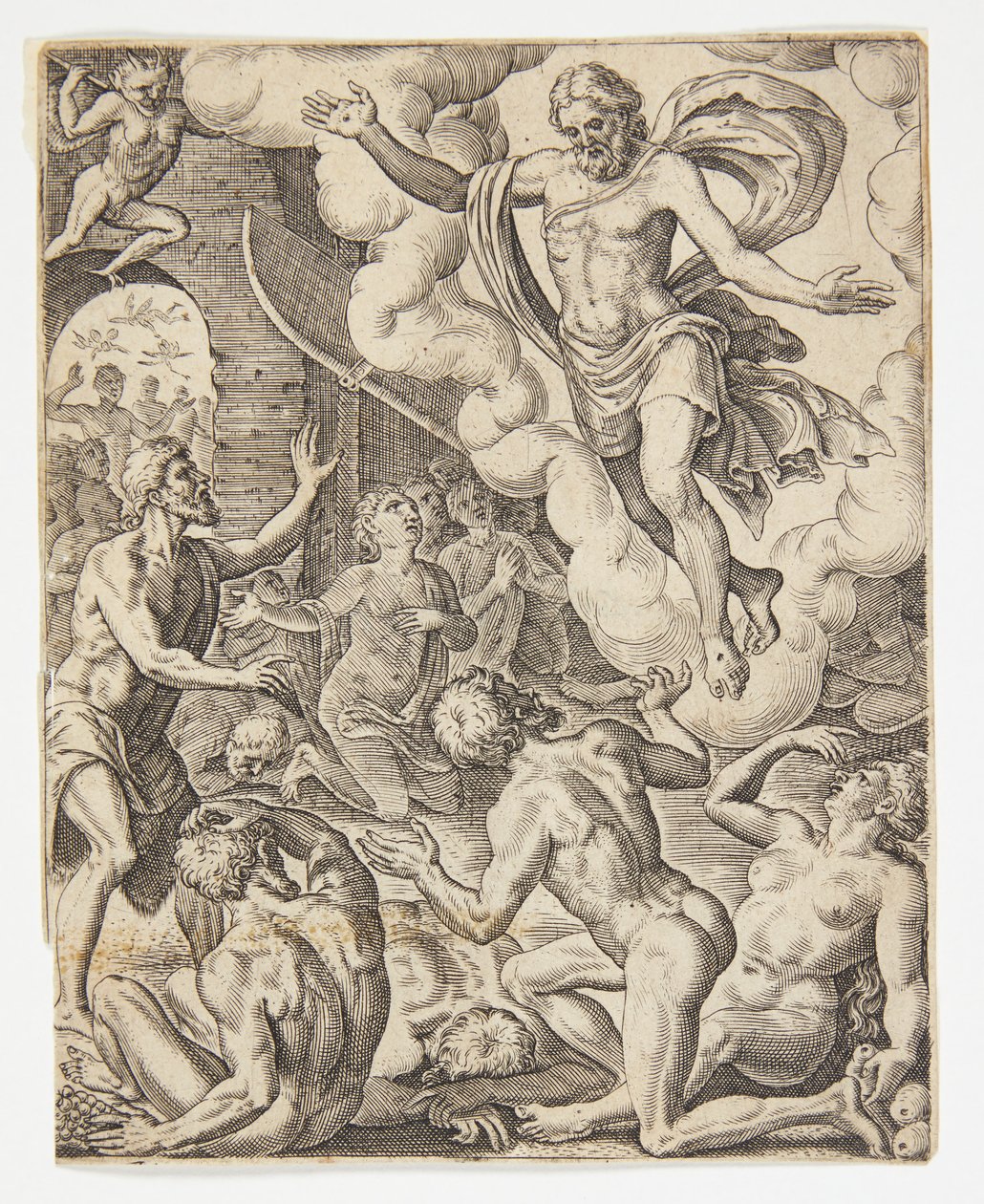 Arafta İsa by Ubekendt efter Dirck Volckertsz. Coornhert efter Maarten van Heemskerck