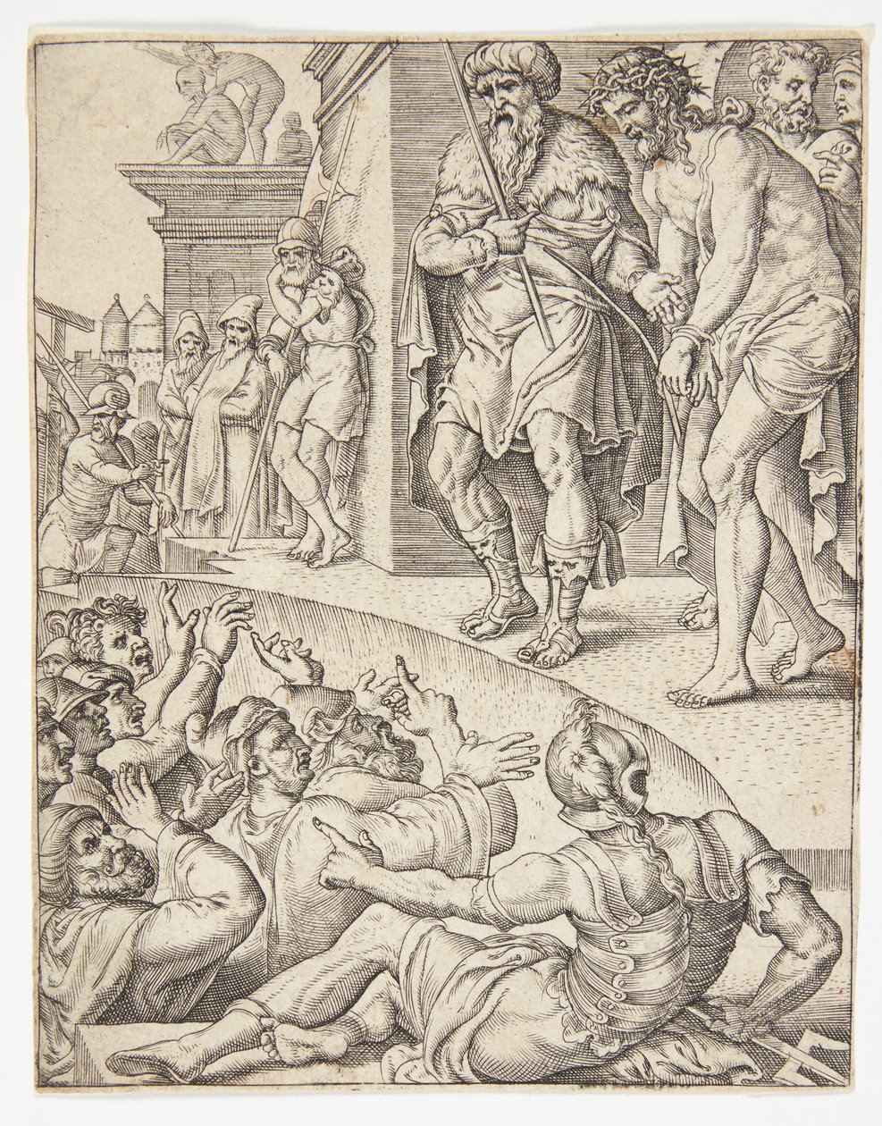 adama bak by Ubekendt efter Dirck Volckertsz. Coornhert efter Maarten van Heemskerck