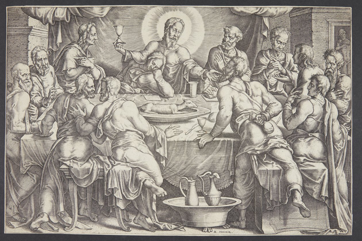 İsa, son akşam yemeğinde Judas Iscariot