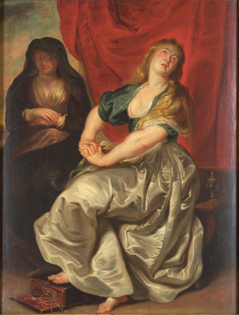 Pişman Magdalene by Ubekendt efter Peter Paul Rubens