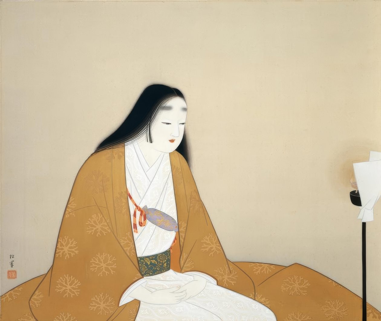 F Lau Kusunoki Masanari by Uemura Shoen