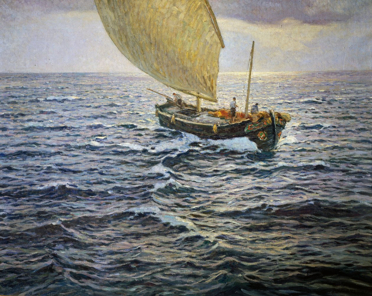 Gümüş Saat, Ugo Flumiani (1876-1938), petrol by Ugo Flumiani