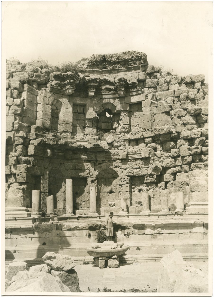 Nymphaeum, Yunan-Roma kenti Gerasa (bugün Jerash), Ugo Monneret de Villard