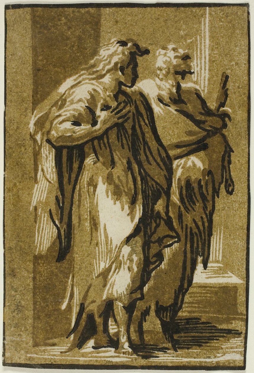 Havariler Peter ve John by Ugo da Carpi