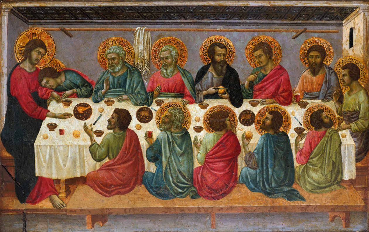 Son Akşam Yemeği, 1310-1315 by Ugolino di Nerio