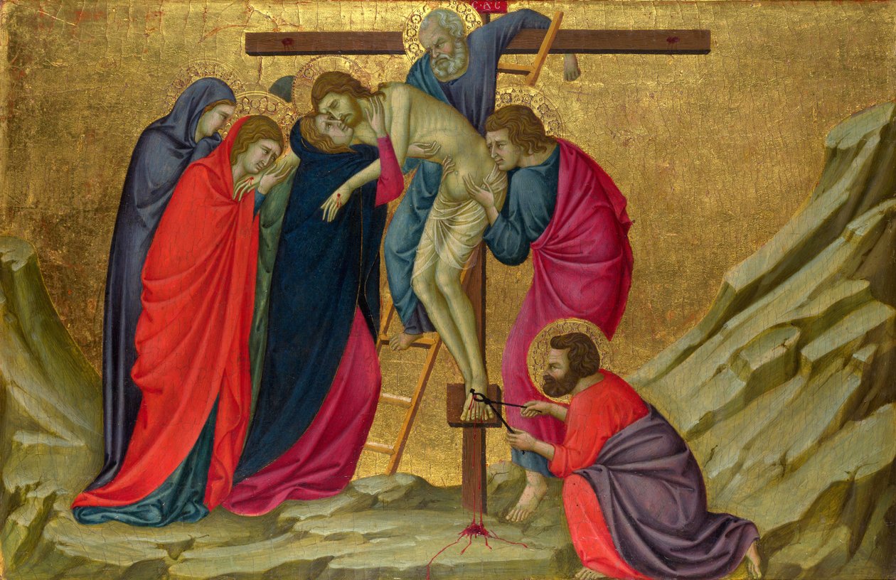 Ugolino di Nerio (yaklaşık 1280-1349) Biriktirme (Santa Croce, Floransa Bazilikası