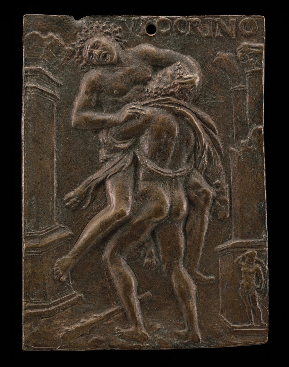 Herkül ve Antaeus, 16. yüzyılın başlarında. by Ulocrino