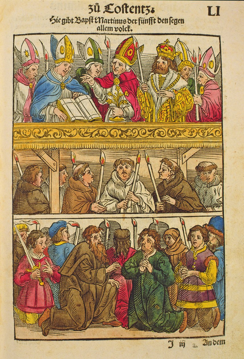 Martin V Papa seçildi ve 1417