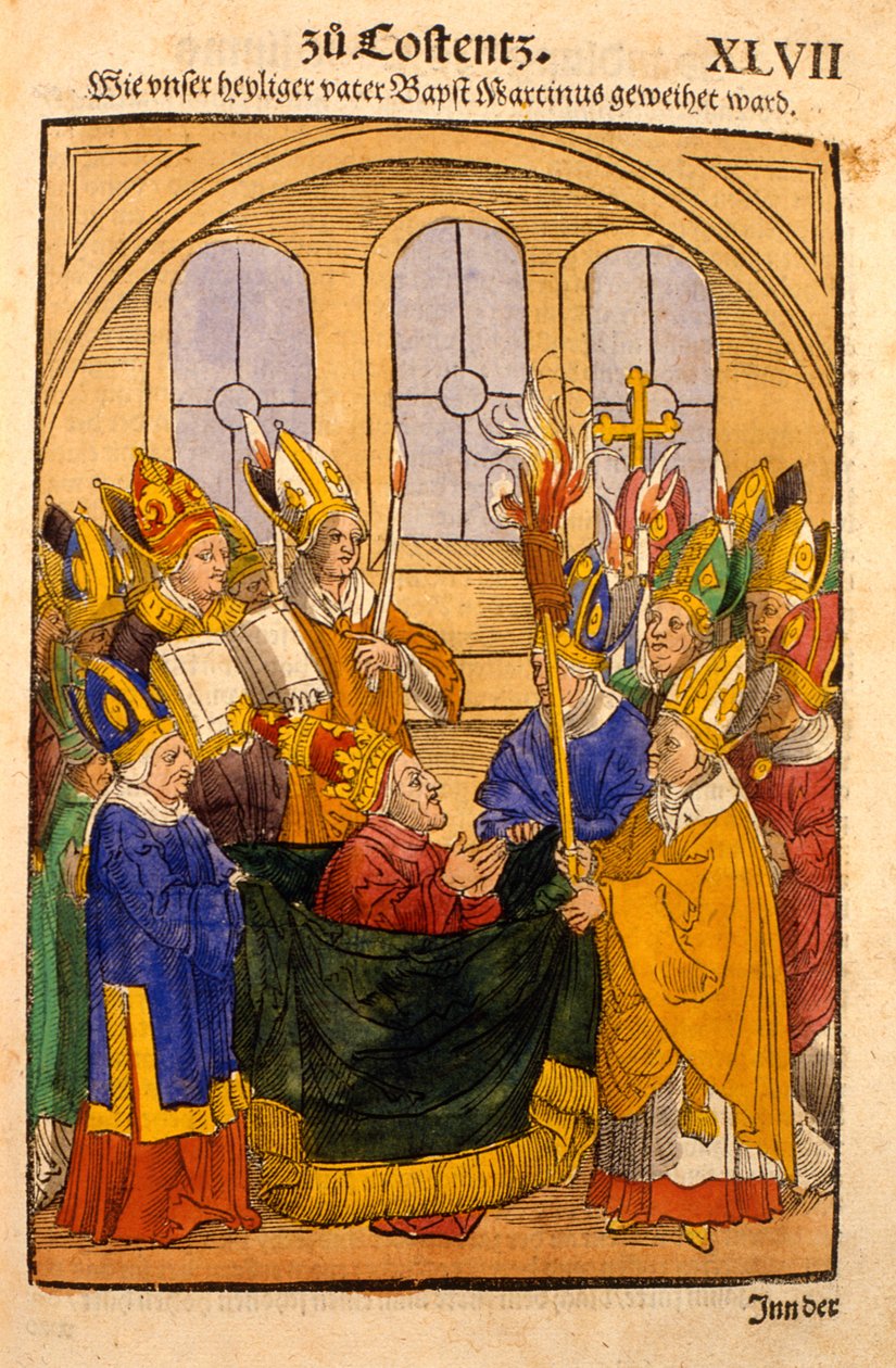 Martin V, Constance Konseyi