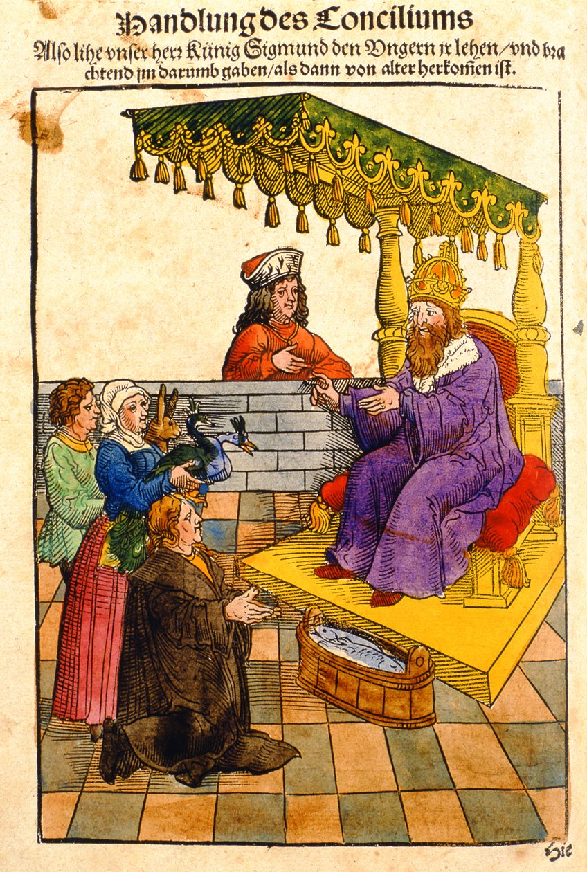 Sigismund, feodal görevlerini Constance Konseyi