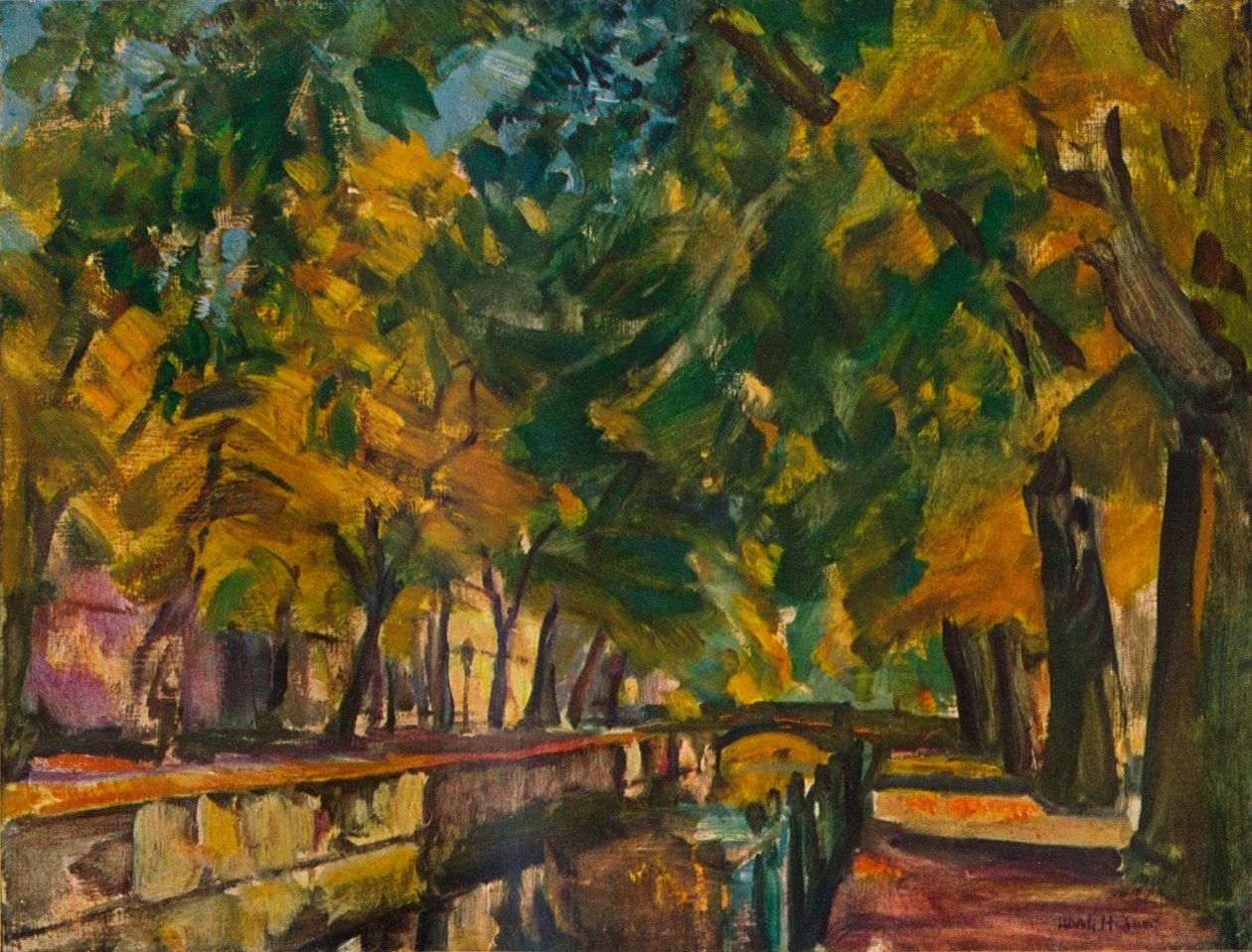 Potsdam'daki Kanal, c1926 by Ulrich Hubner