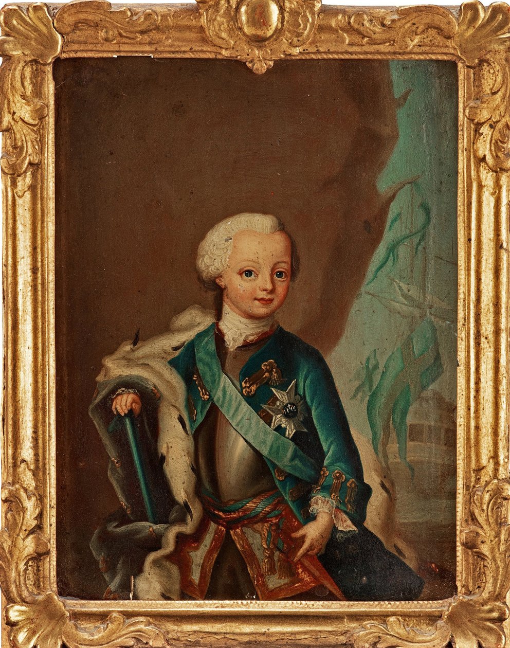 Charles XIII roi de Suede (1748-1818) - İsveç Prensi Charles XIII par Pasch, Ulrika Fredrika (1735-1796) portresi by Ulrika Fredrika Pasch