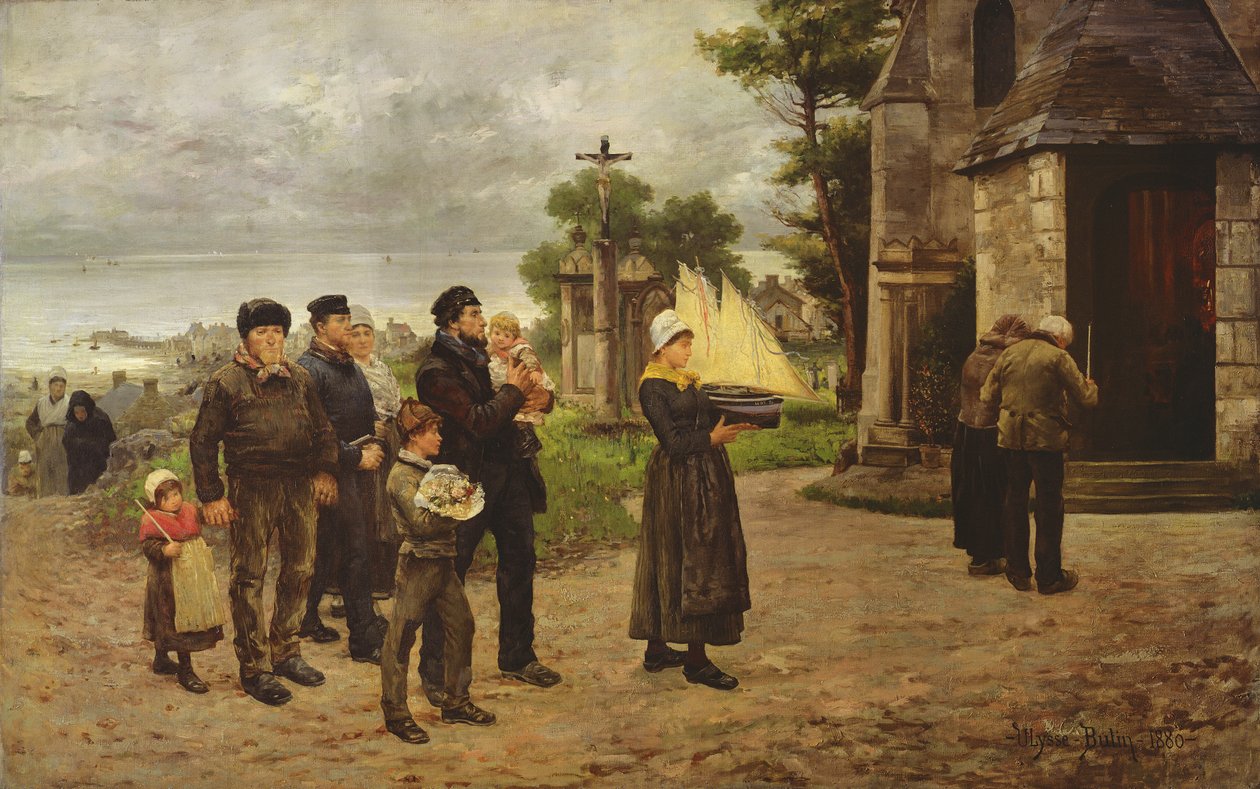 Eski Voto, 1880 by Ulysse Louis Auguste Butin