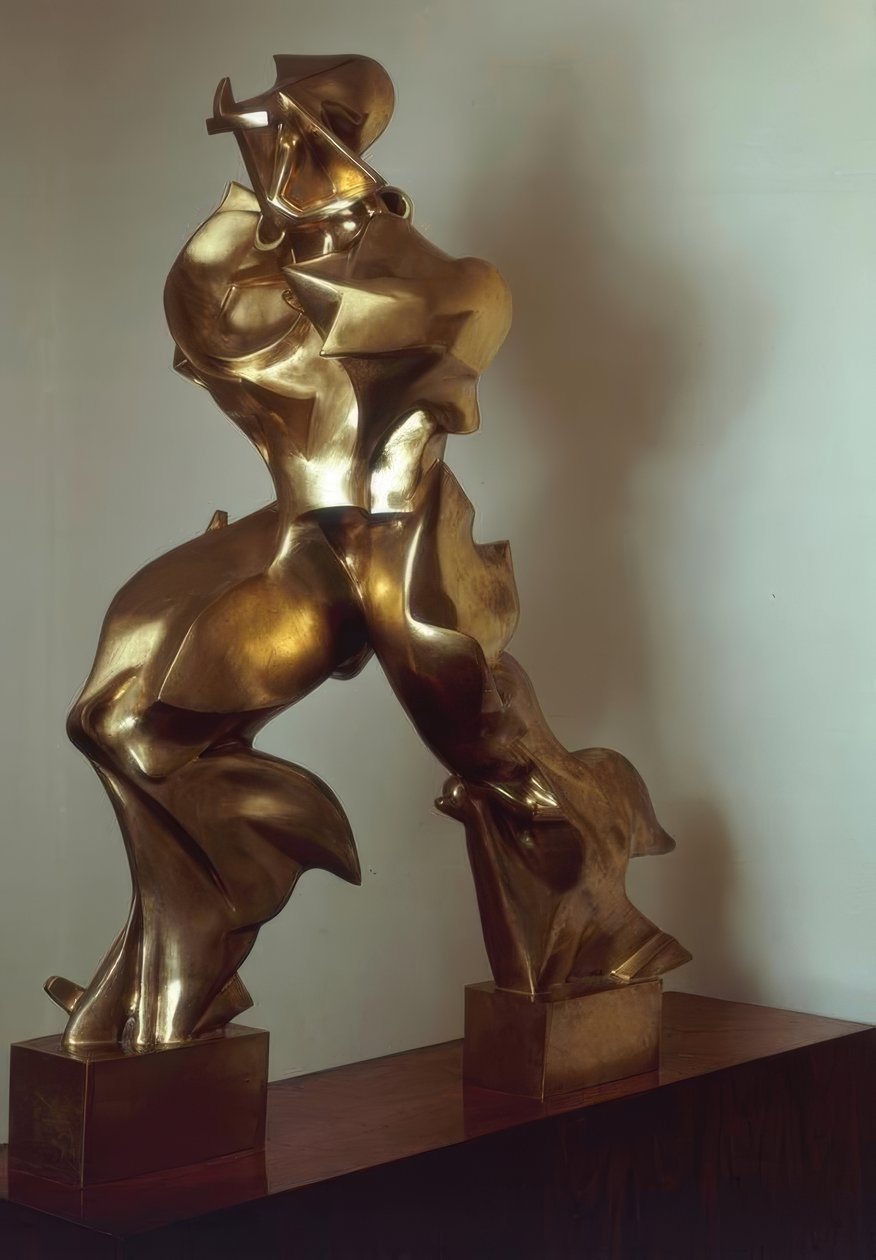 Uzayda benzersiz süreklilik biçimleri by Umberto Boccioni