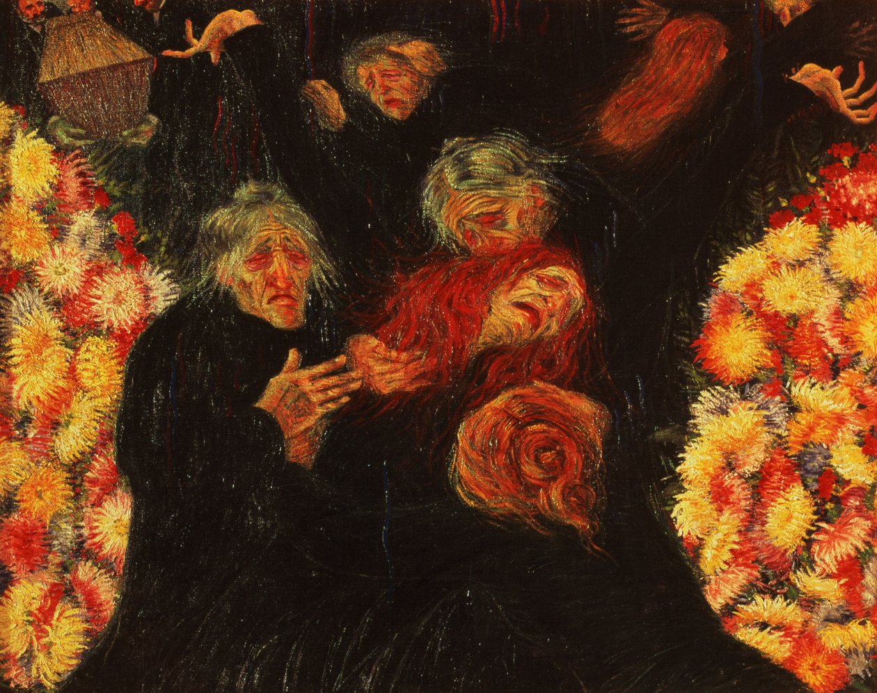 yas, 1910 by Umberto Boccioni