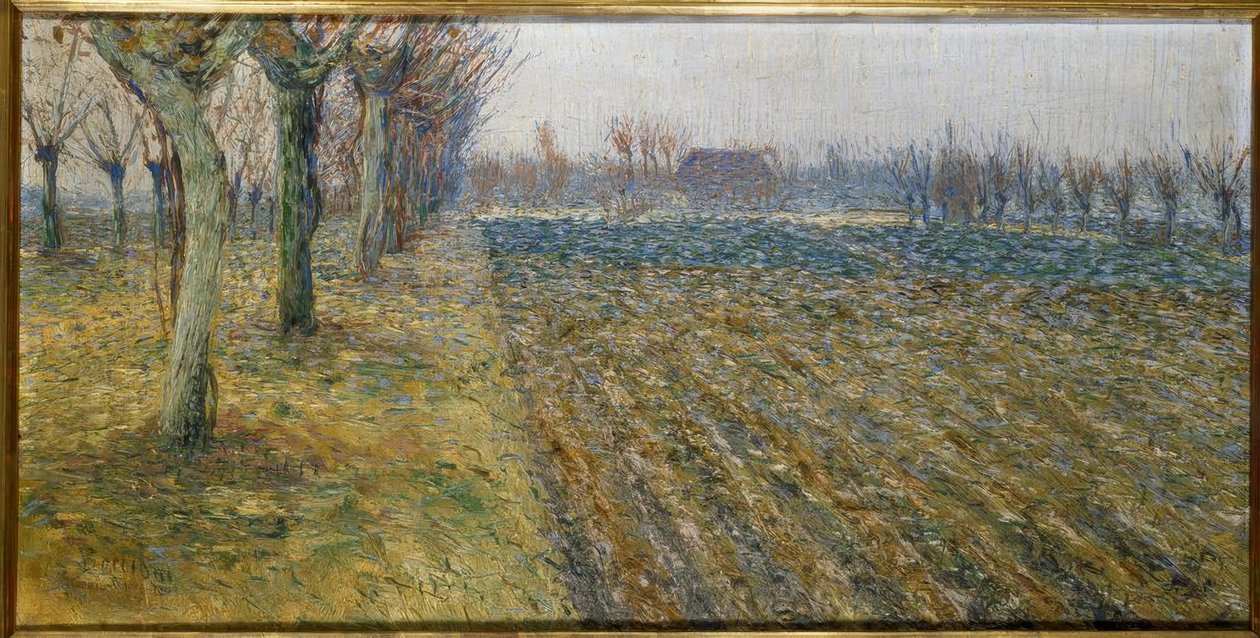 Padua yakınlarındaki manzara by Umberto Boccioni