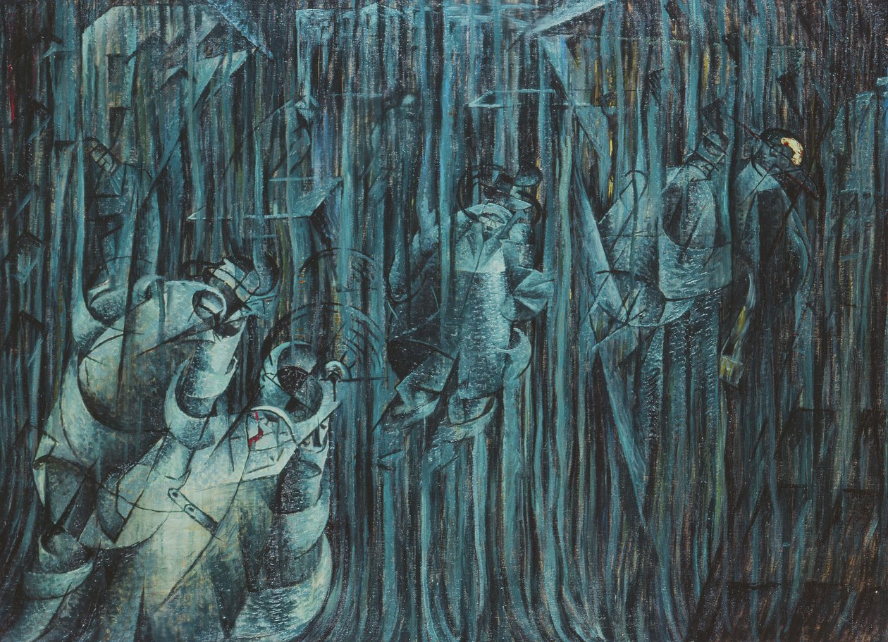 Zihin Halleri: Kalanlar, 1911 by Umberto Boccioni