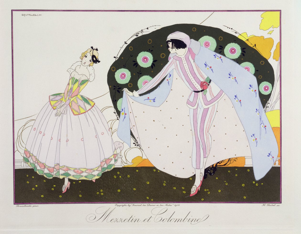 Mezzetin ve Colombine, Le Journal des Dames et des Modes