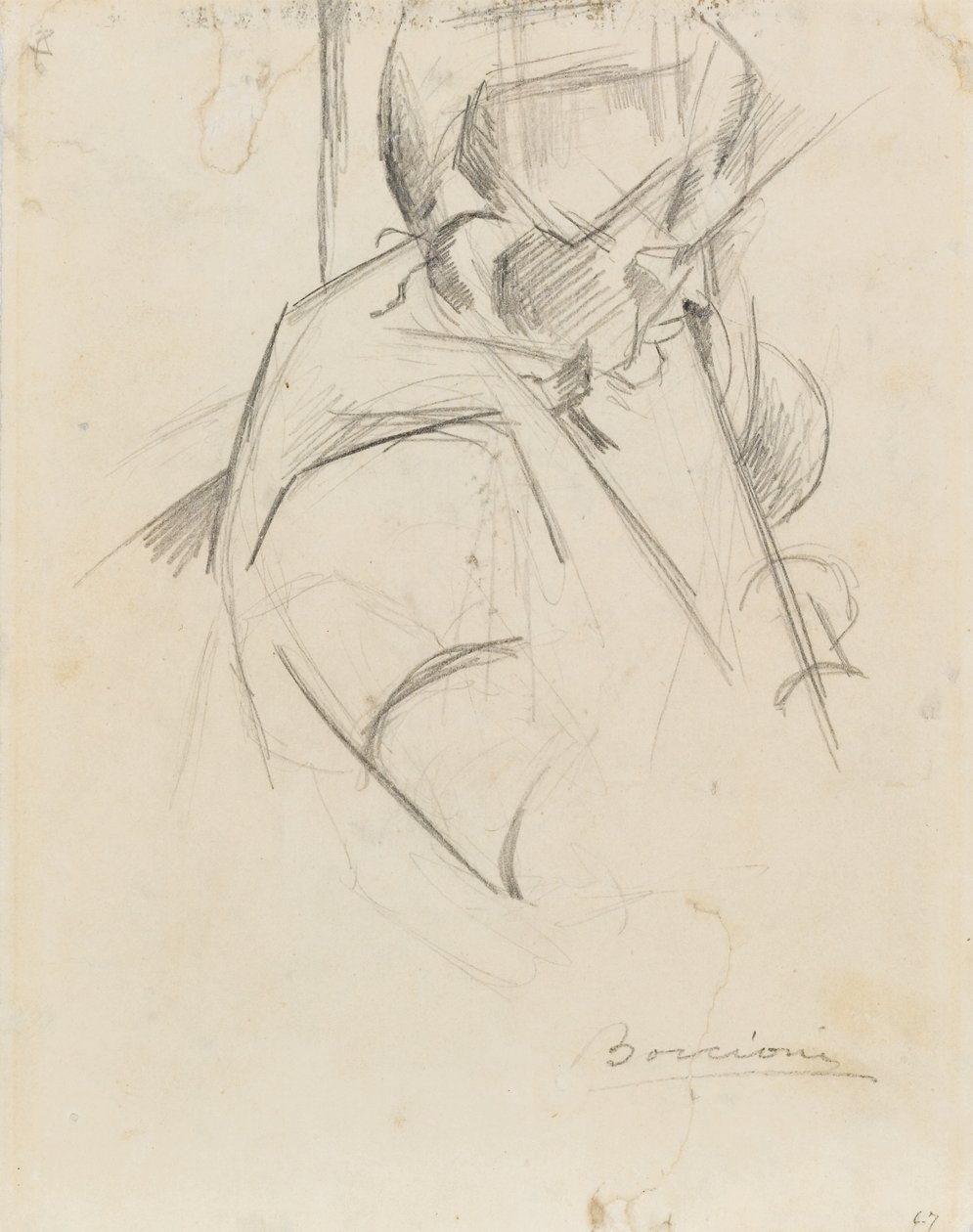 Annenin Büstü by Umberto Boccioni