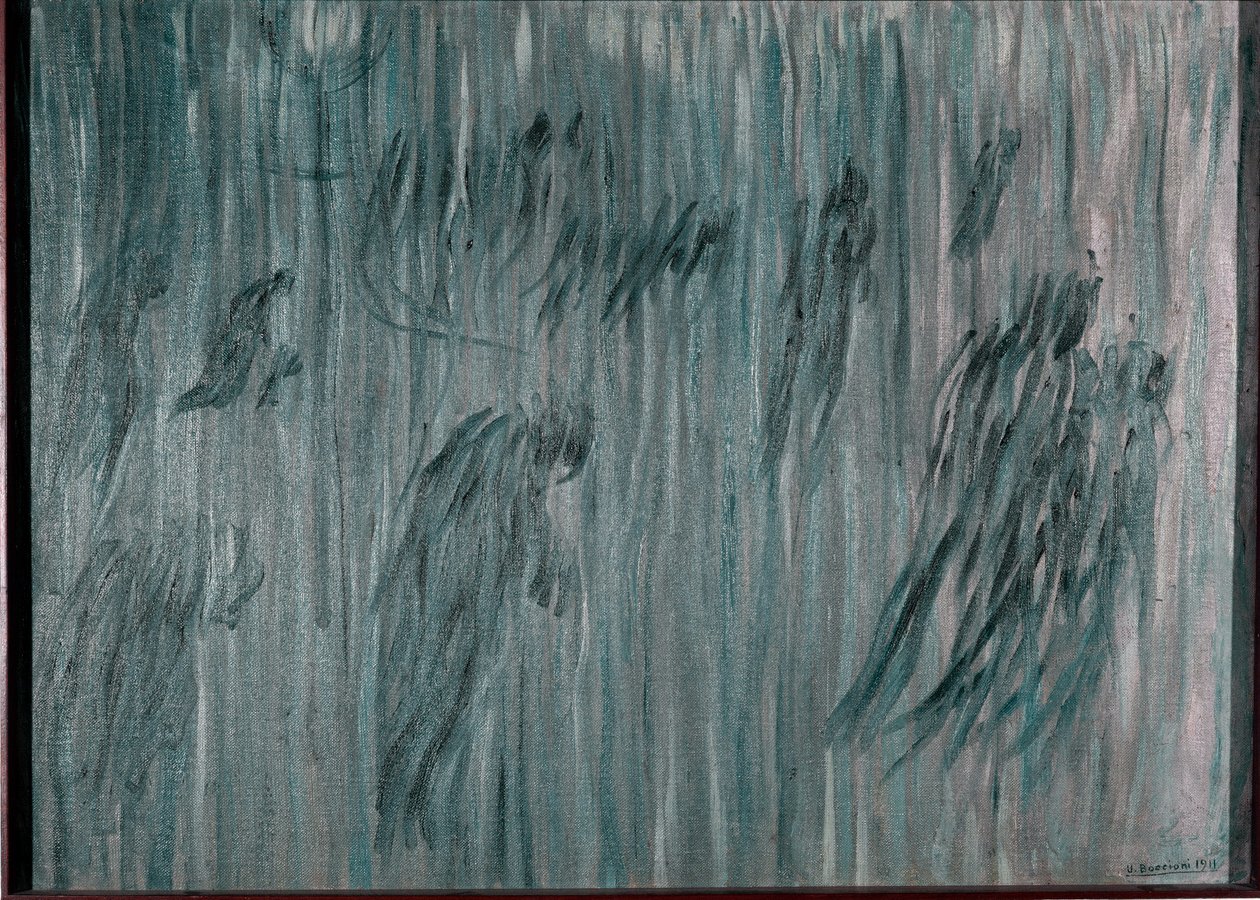 Etats d'ame I, 3: kalanlar by Umberto Boccioni